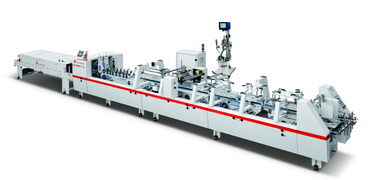 Folder & Gluer, ZH-1000BFT HIGH SPEED-BOTTOM LOCK TYPE FOLDER GLUE Folder & Gluer, ZH-1000BFT HIGH SPEED-BOTTOM LOCK TYPE FOLDER GLUE